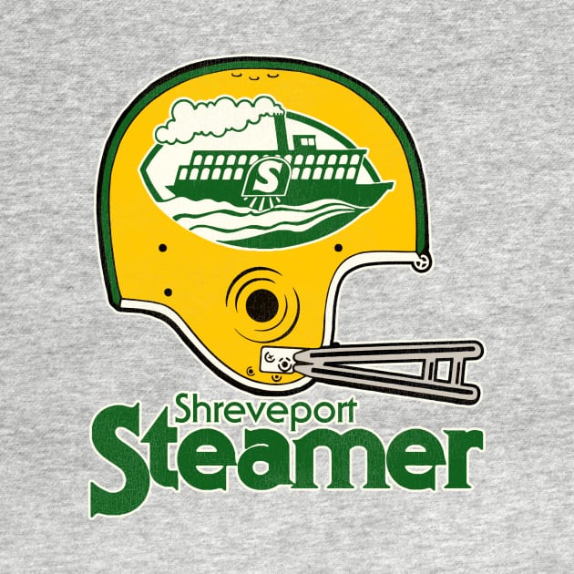 Defunct Shreveport Steamer Football Team Helmet by Defunctland